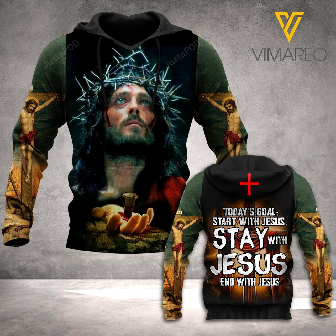 Jesus 3d All Over Print Hoodie