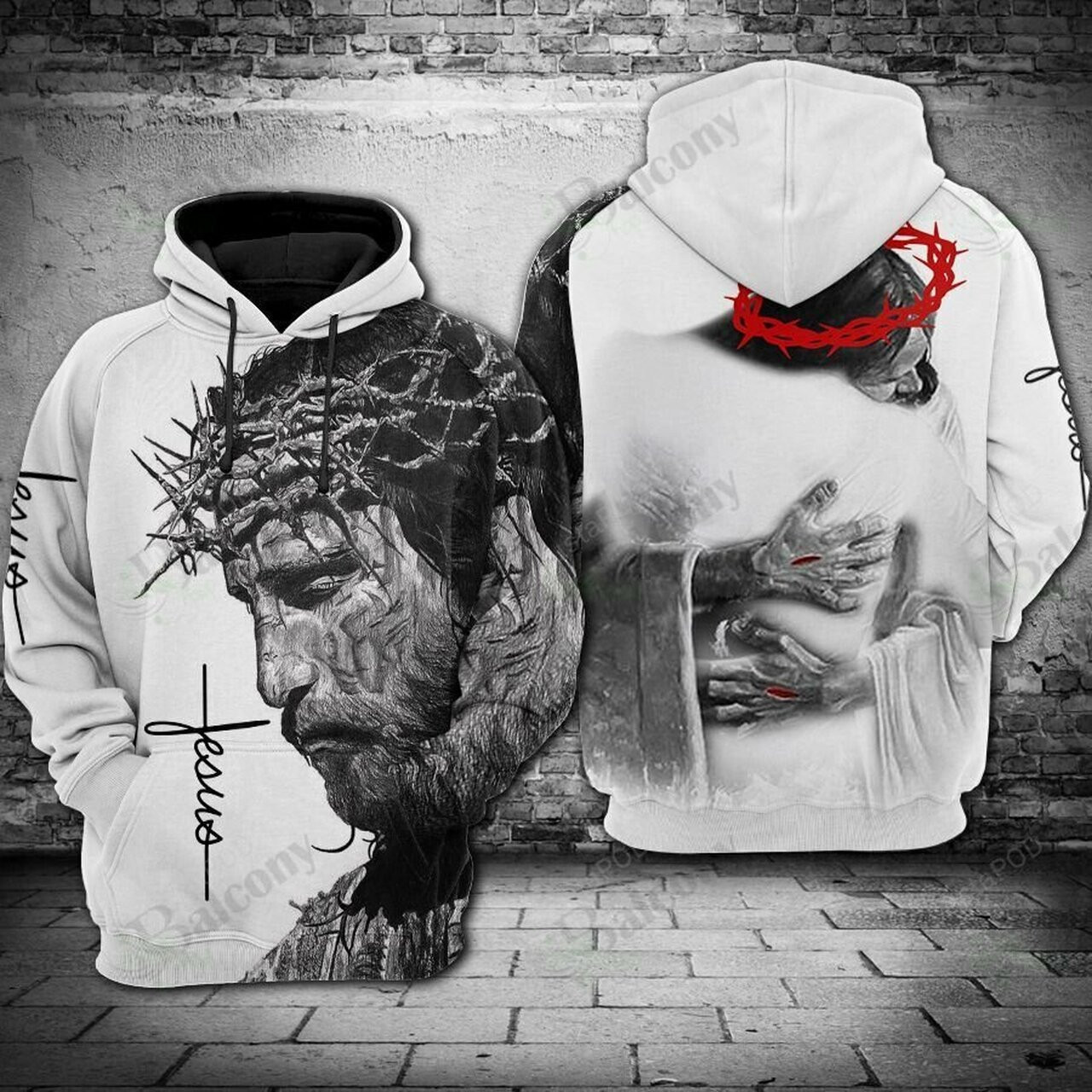 Jesus 3d All Over Print Hoodie