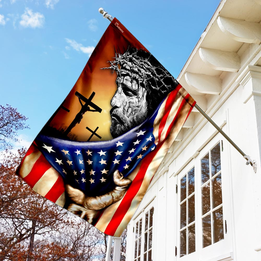 Jesus Christ Flag God Flag Christian's Flag