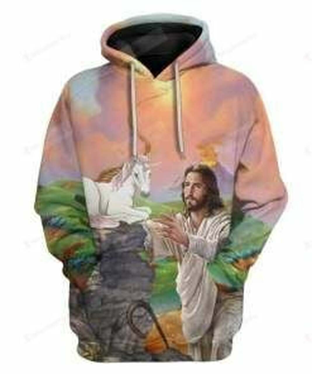 Jesus Created 3d All Over Print Hoodie