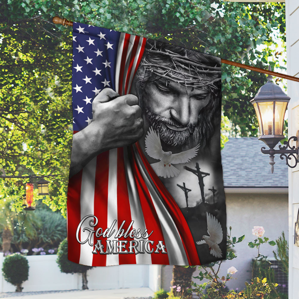 Jesus Flag God Bless America Jesus Flag Christian's Flag