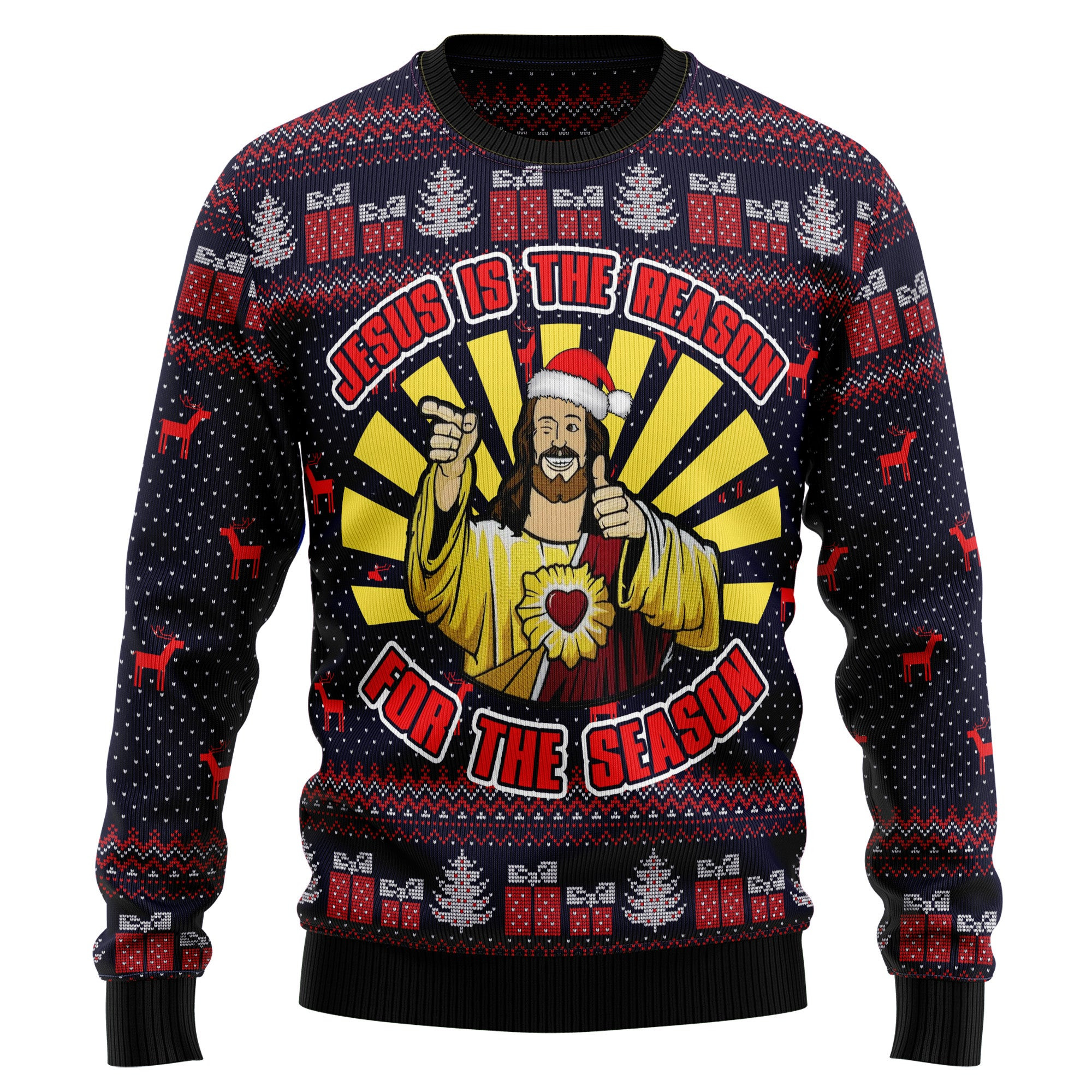 Jesus Is The Reason For The Season Ugly Christmas Sweater