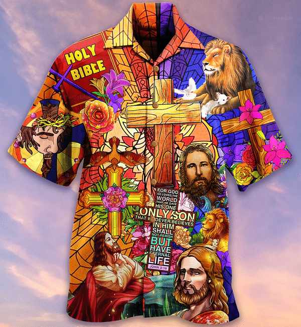 Jesus Lion And Flowers Limited Edition - Hawaiian Shirt Hawaiian Shirt For Men