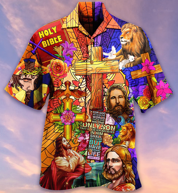 Jesus Lion And Flowers Limited Edition - Hawaiian Shirt Hawaiian Shirt For Men, Hawaiian Shirt For Women, Aloha Shirt