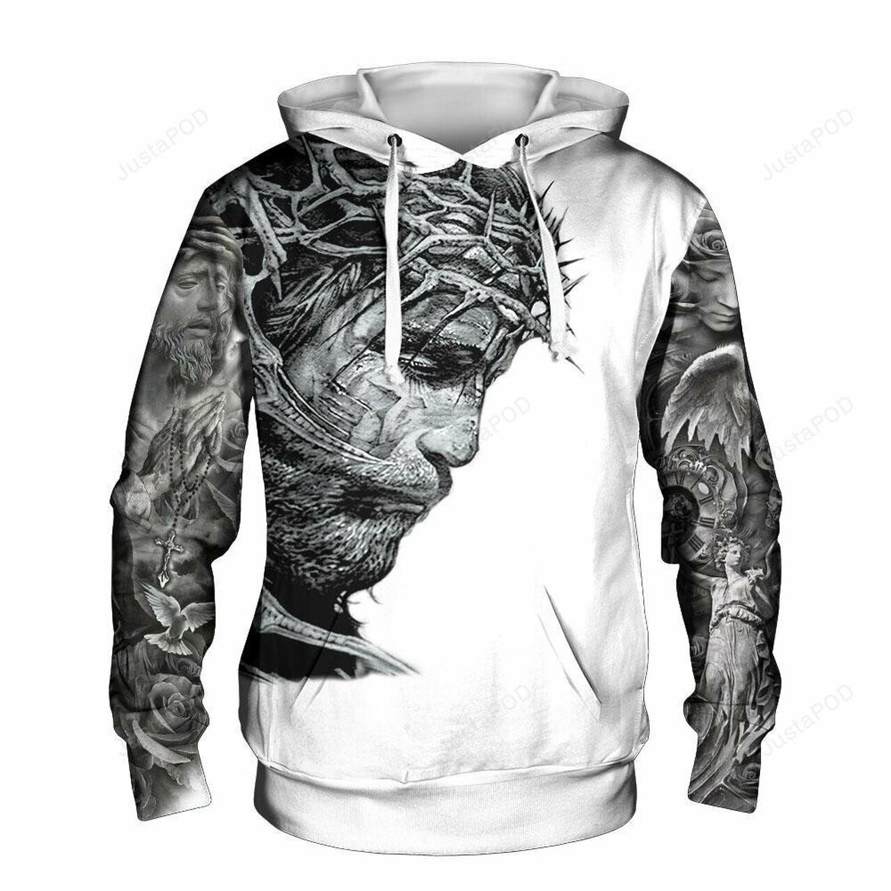 Jesus Pattern Sublimation 3d All Over Printed Hoodie