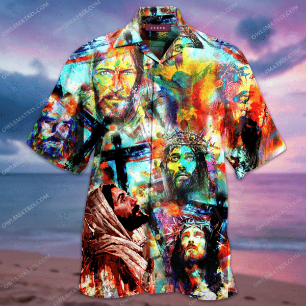 Jesus Peace Life Color Limited - Hawaiian Shirt - Hawaiian Shirt For Men