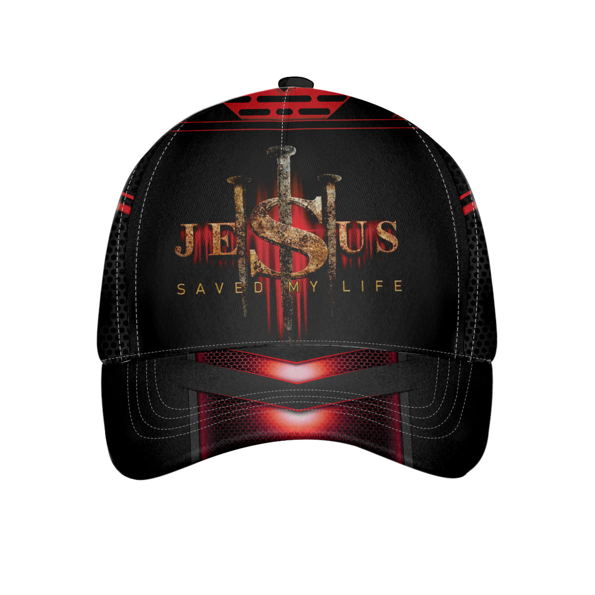 Jesus Saved My Life Classic Cap Unique Jesus Baseball Cap Gift For Christians