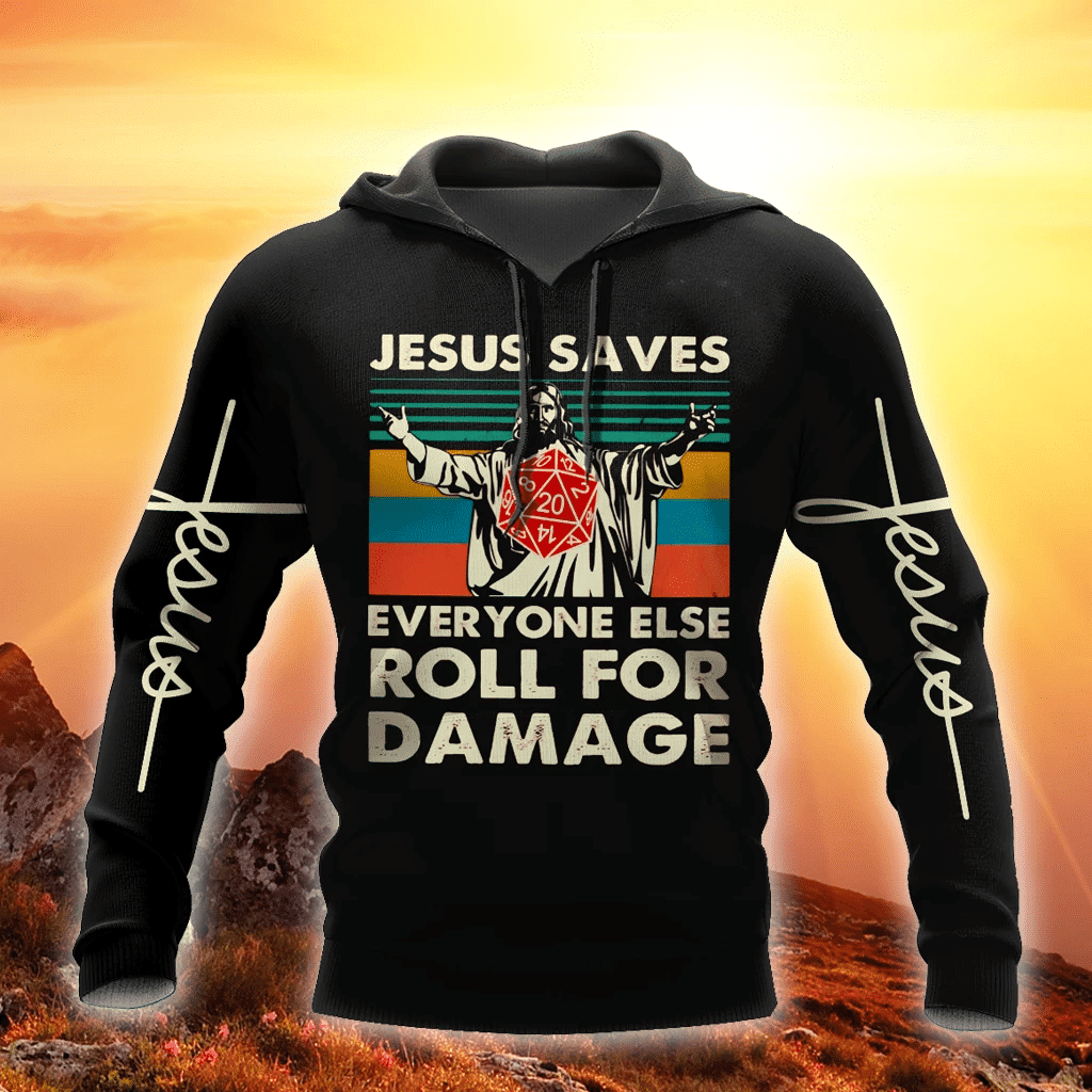 Jesus Saves 3D All Over Print | Hoodie | For Men & Women | Fu