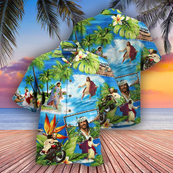 Jesus Stay Cool Edition - Hawaiian Shirt - Hawaiian Shirt For Men