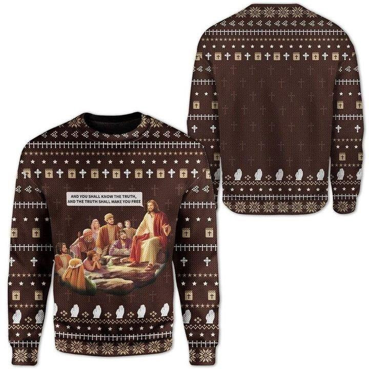 Jesus Ugly Christmas Sweater Ugly Sweater For Men Women