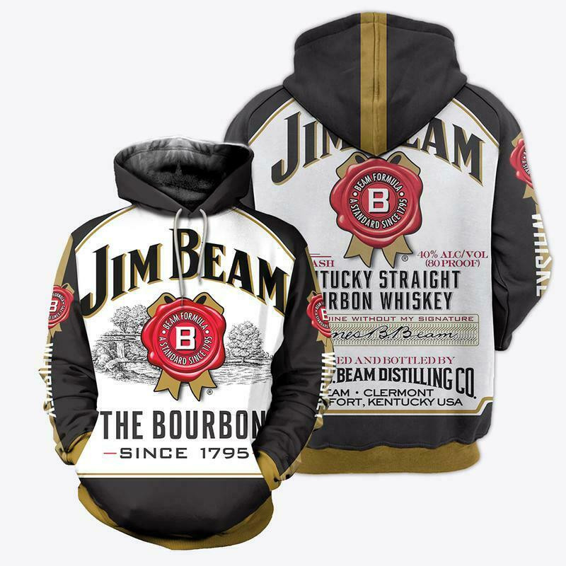 Jim Beam Bourbon Premium Hoodie for Men and Women