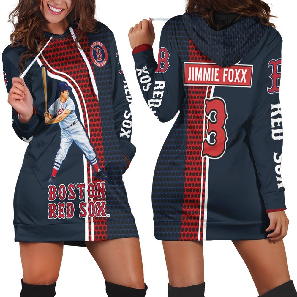 Jimmie Foxx Boston Red Sox Hoodie Dress Sweater Dress Sweatshirt Dress