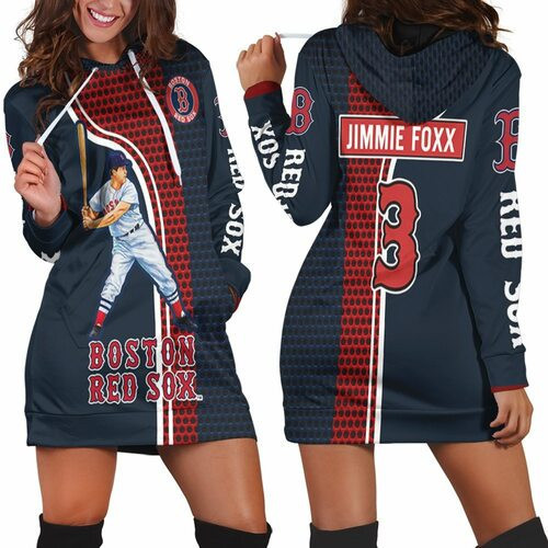 Jimmie Foxx Boston Red Sox Hoodie Dress Sweater Dress Sweatshirt Dress