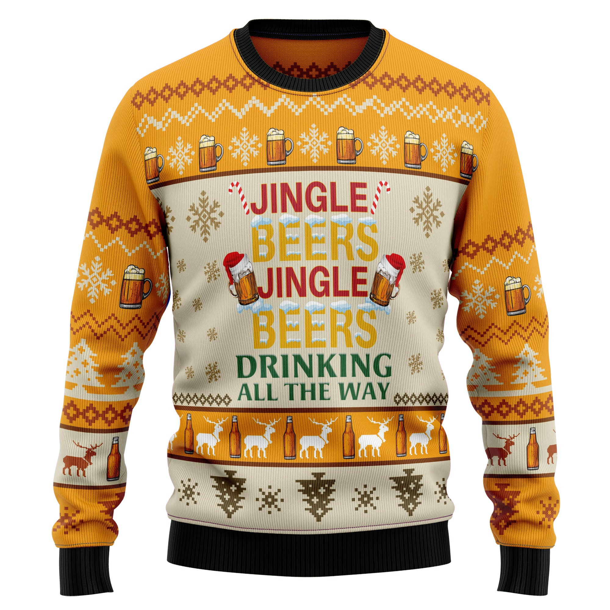Jingle Beer Ugly Christmas Sweater