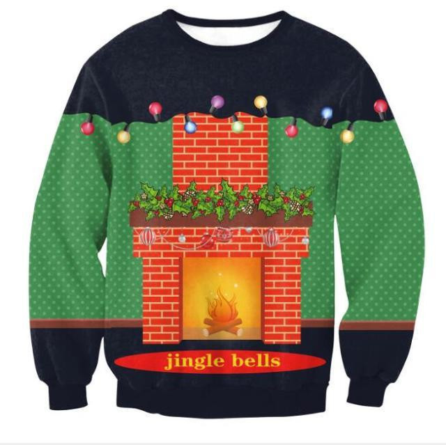 Jingle Bells Christmas Ugly Christmas Sweater Ugly Sweater For Men Women