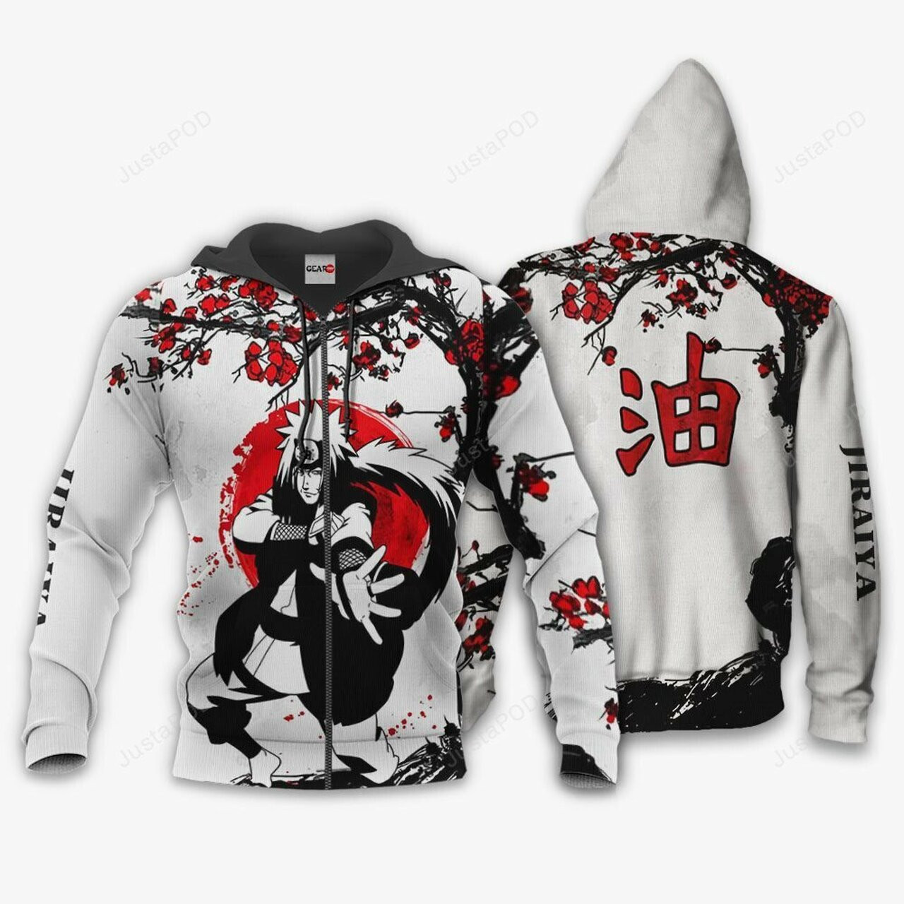 Jiraiya 3d All Over Print Hoodie