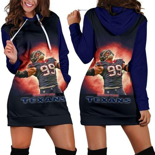 Jj Watt Hoodie Dress Sweater Dress Sweatshirt Dress 3d All Over Print For Women Hoodie