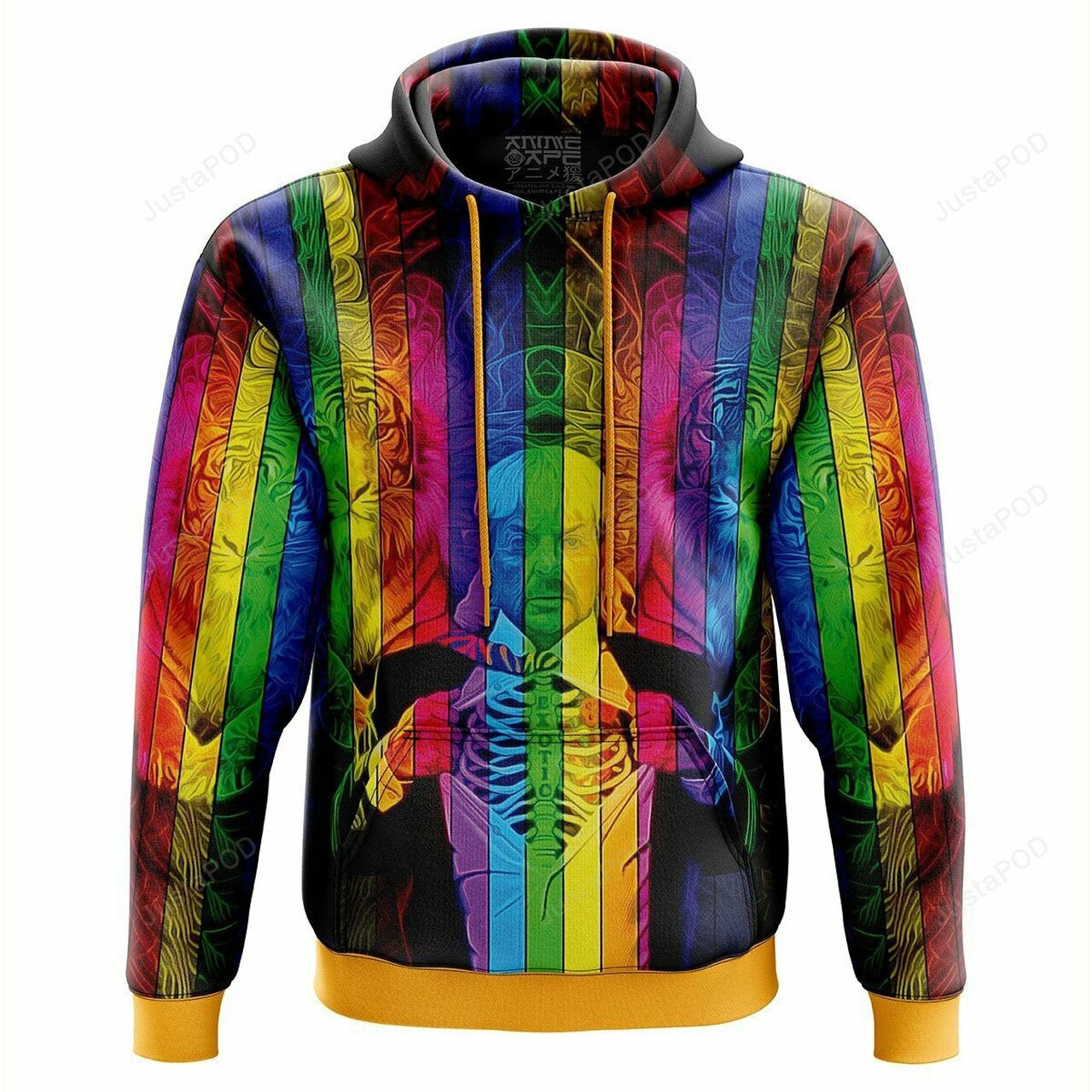 Joe Exotic Colors Tiger King 3d All Print Hoodie, Zip-up Hoodie