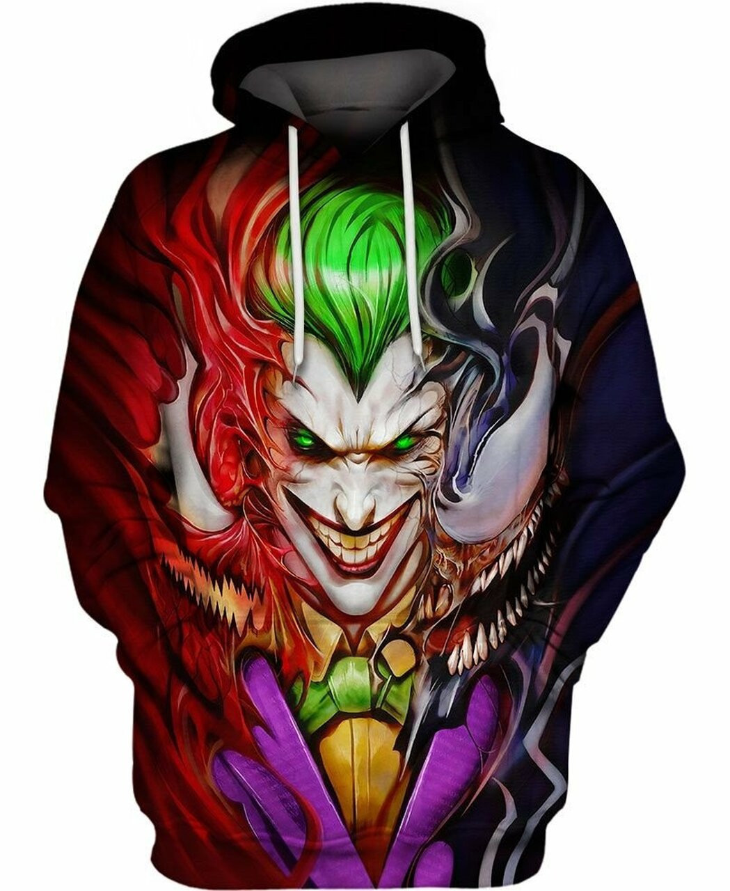 Joker 3d All Over Print Hoodie