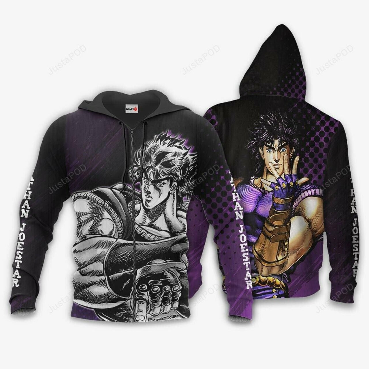 Jonathan Joestar Jojos Bizarre Adventure Anime 3d All Over Print Hoodie