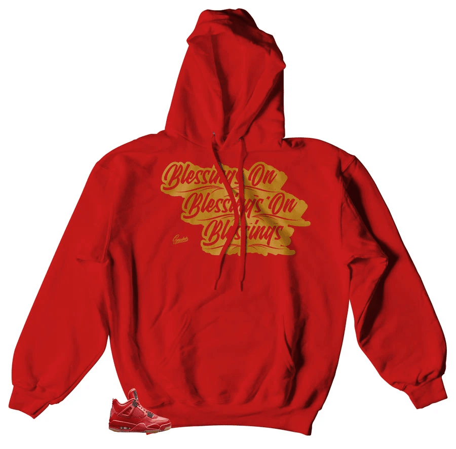 Jordan 4 Singles Day Blessings Hoodie Outfit