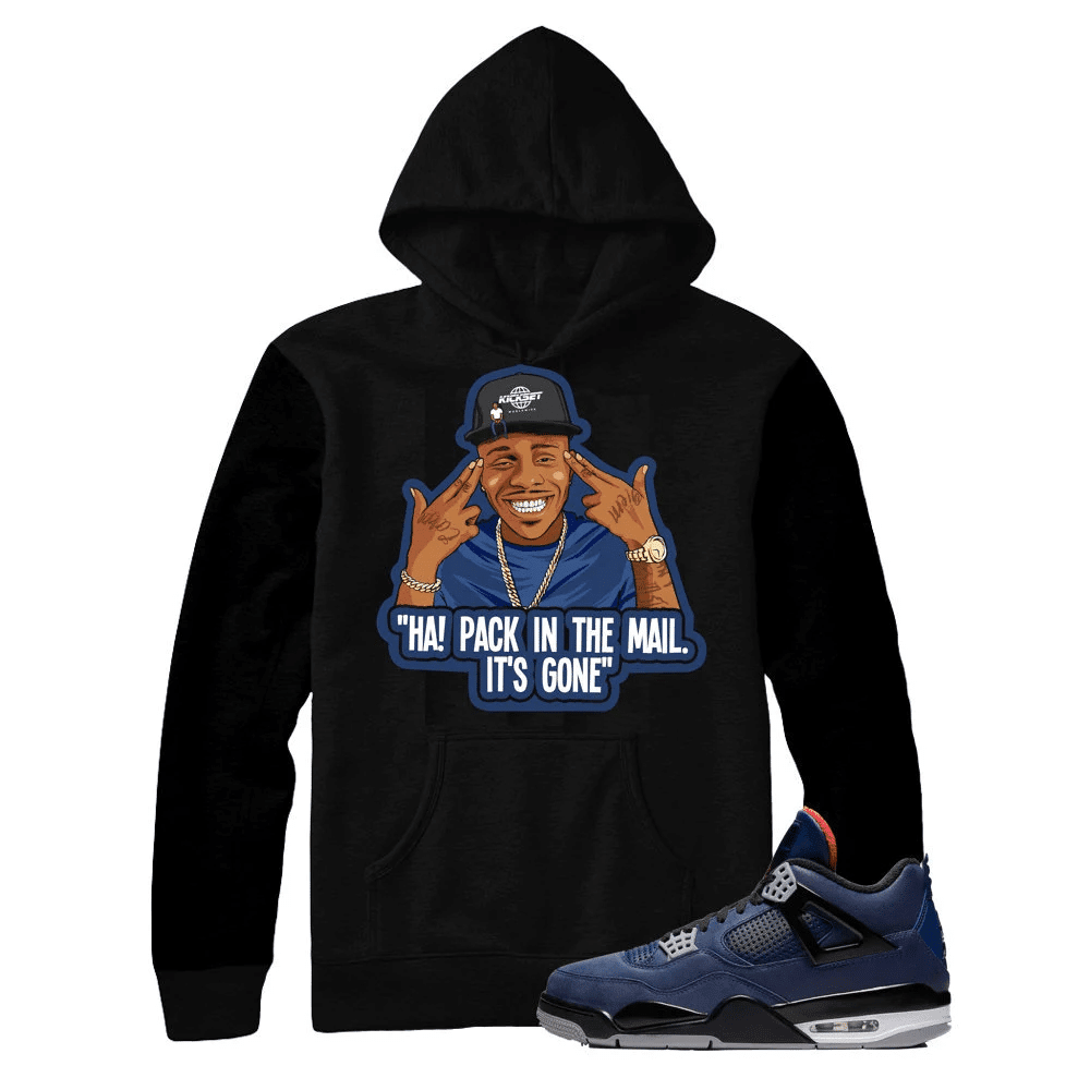 Jordan 4 Winter Loyal Blue Dababy Sneaker Hoodie | Wntr 4 Hoodies | Retro 4 Clothing Outfit