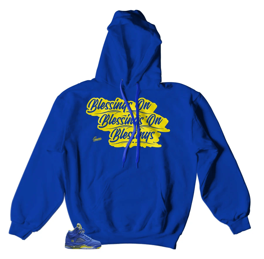 Jordan 5 Laney Blessings Hoodie Outfit