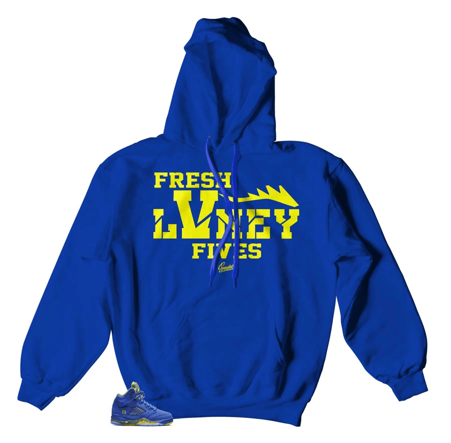 Jordan 5 Laney Fresh Fives Hoodie Outfit