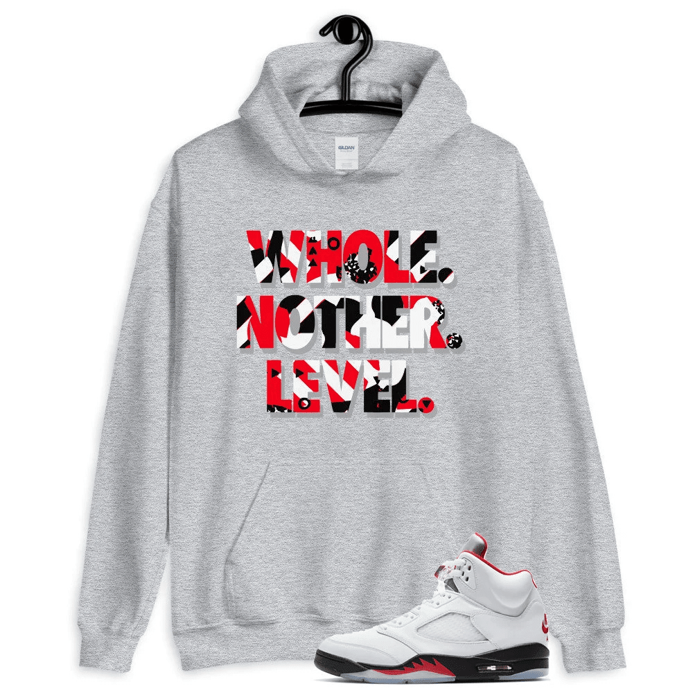 Jordan 5 Retro Fire Red Hoody