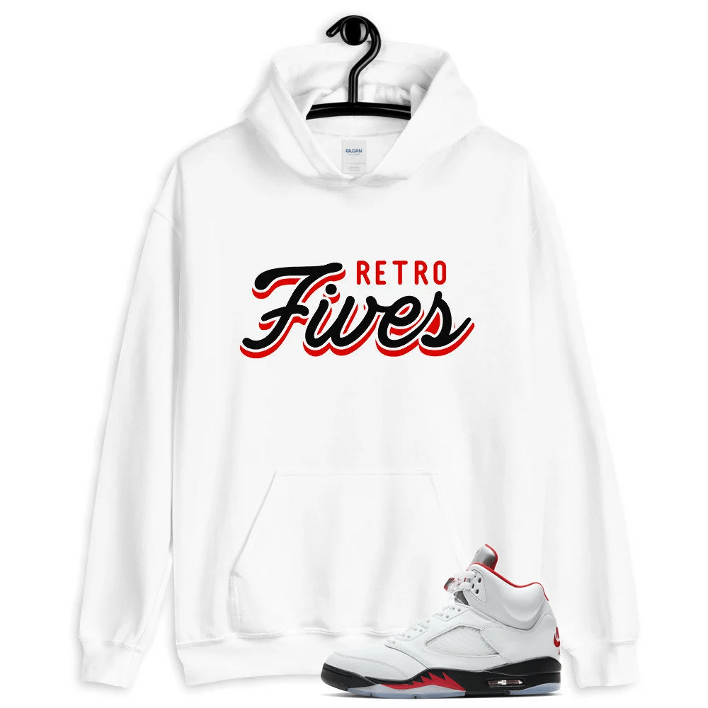 Jordan 5 Retro Fire Red Hoody