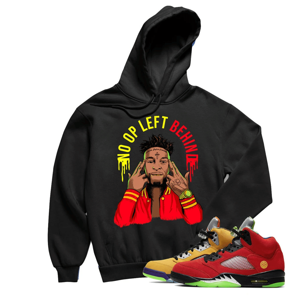 Jordan 5 What The Savage Black Sneaker Hoodie | What The Retro 5s Hoodies Outfit