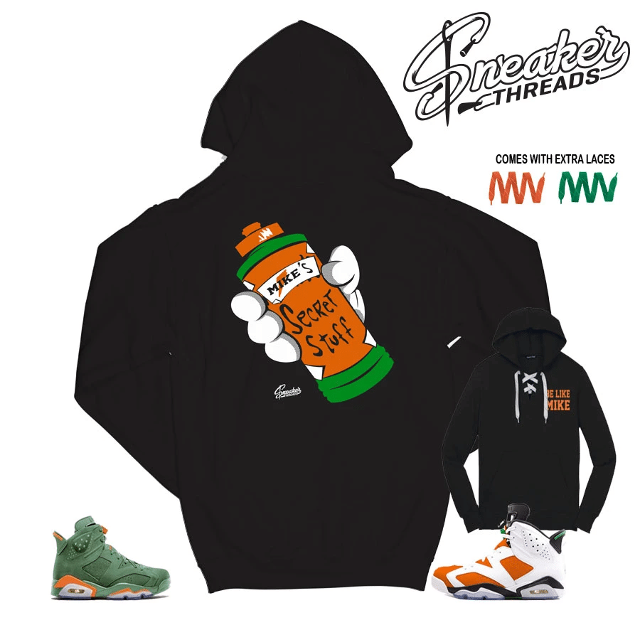 Jordan 6 Like Mike Secret Stuff Lace Hoodie Outfit