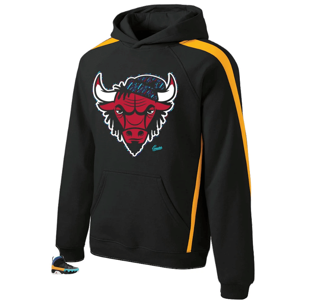 Jordan 9 Dream It Rasta Bull Hoodie Outfit