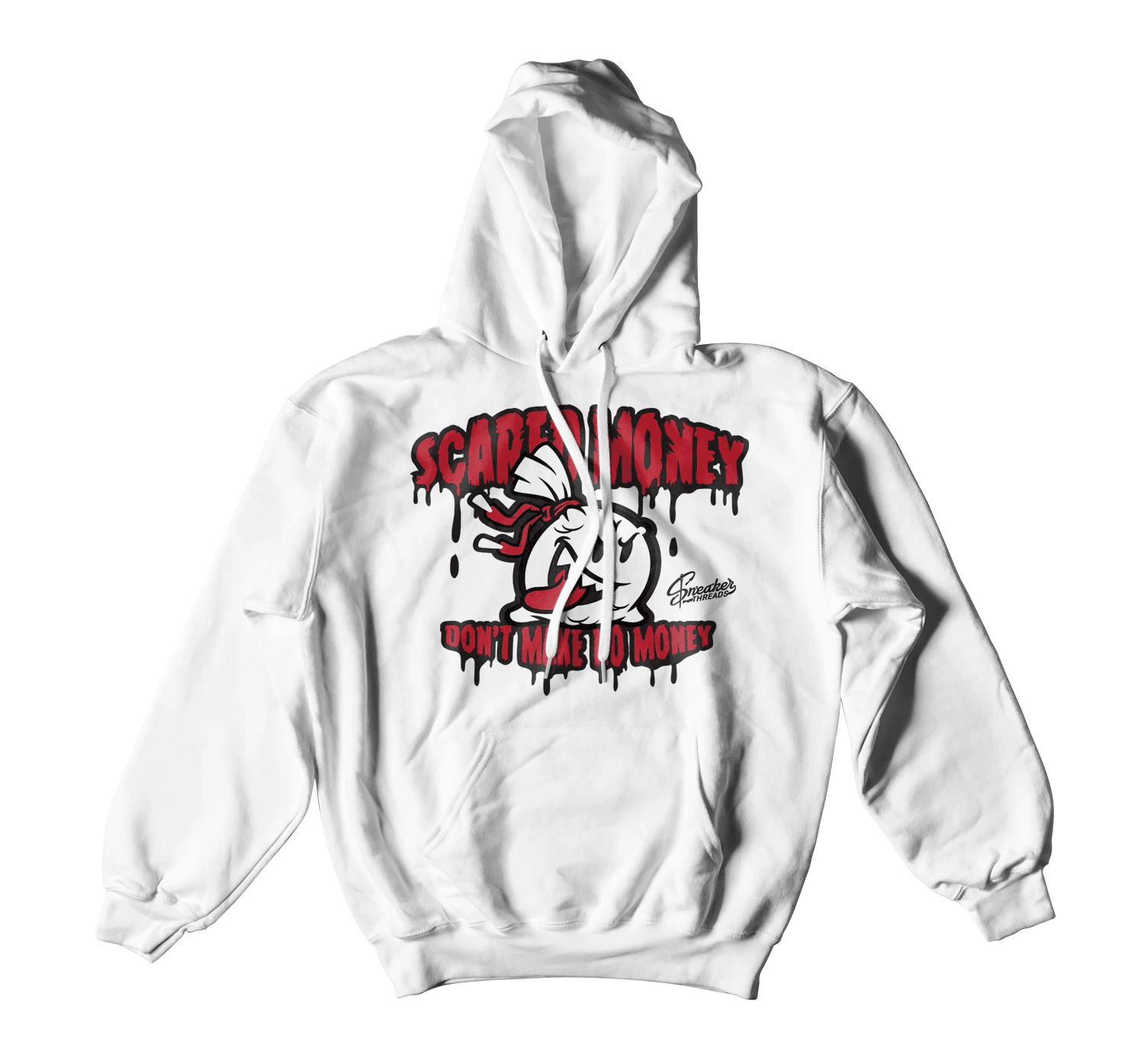 Jordan 9 Gym Red Scared Money Hoodie Outfit