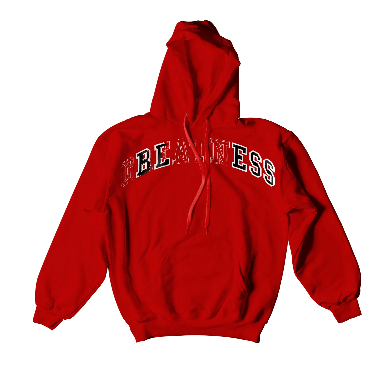 Jordan 9 Gym Red Stitched Hoodie Outfit