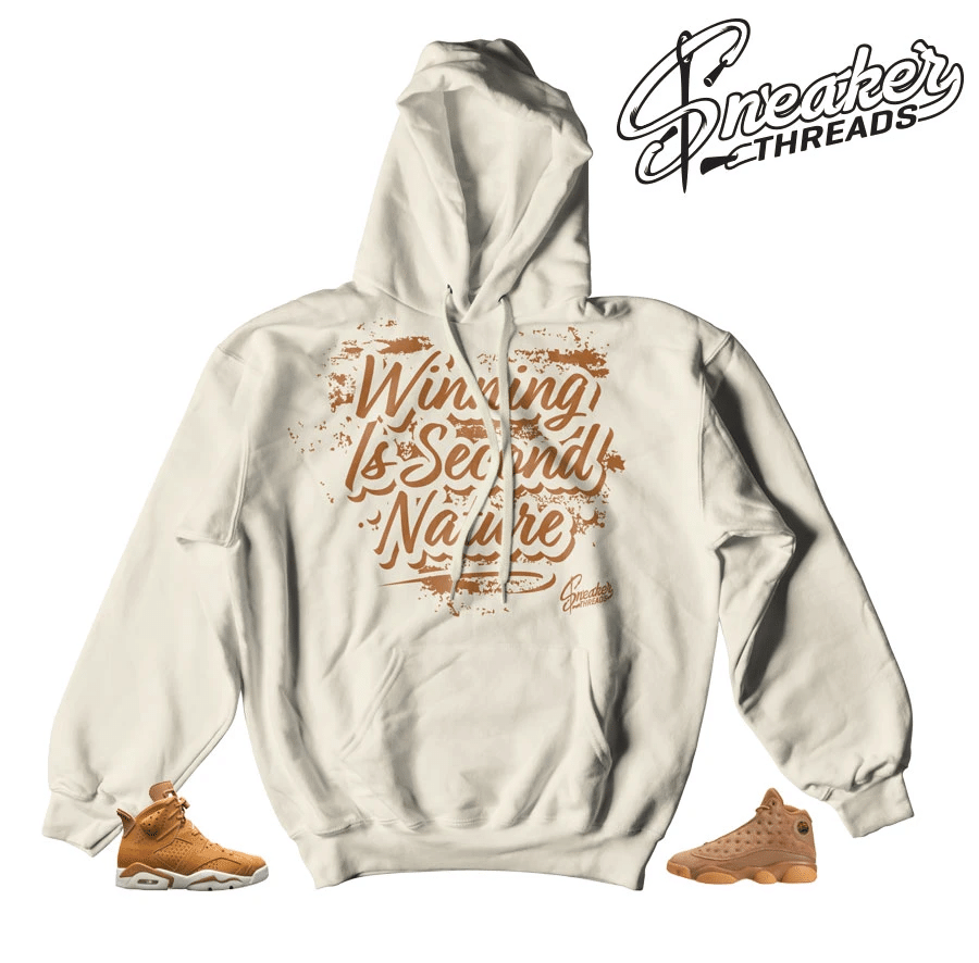 Jordan Retro Wheat Second Nature Hoodie Outfit