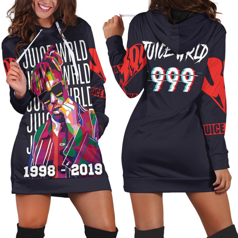Juice Wrld 999 3d Hoodie Dress Sweater Dress Sweatshirt Dress