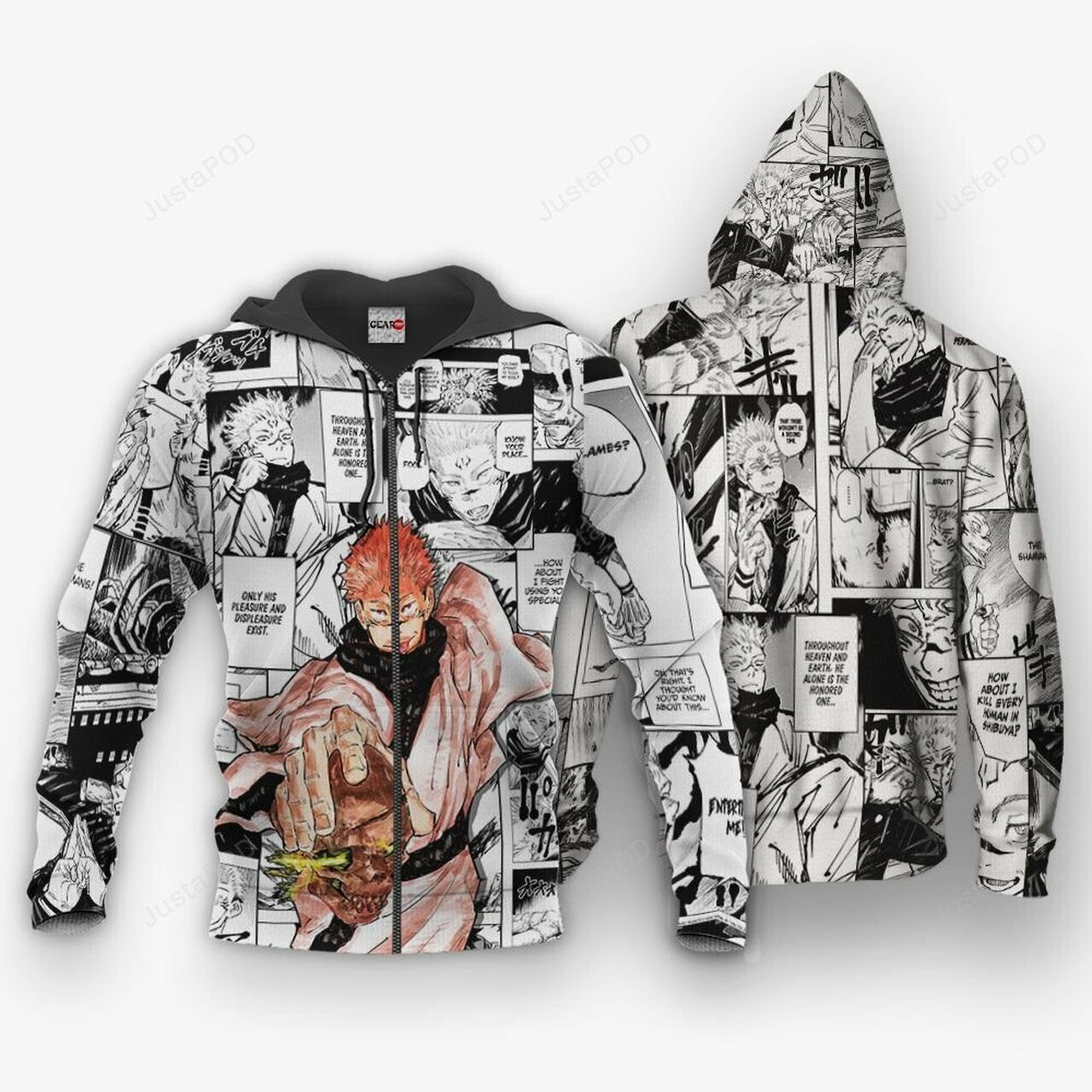 Jujutsu Kaisen Ryomen Sukuna Anime Mix Manga 3d All Over Print Hoodie