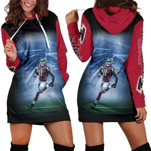 Julio Jones Hoodie Dress Sweater Dress Sweatshirt Dress 3d All Over Print For Women Hoodie