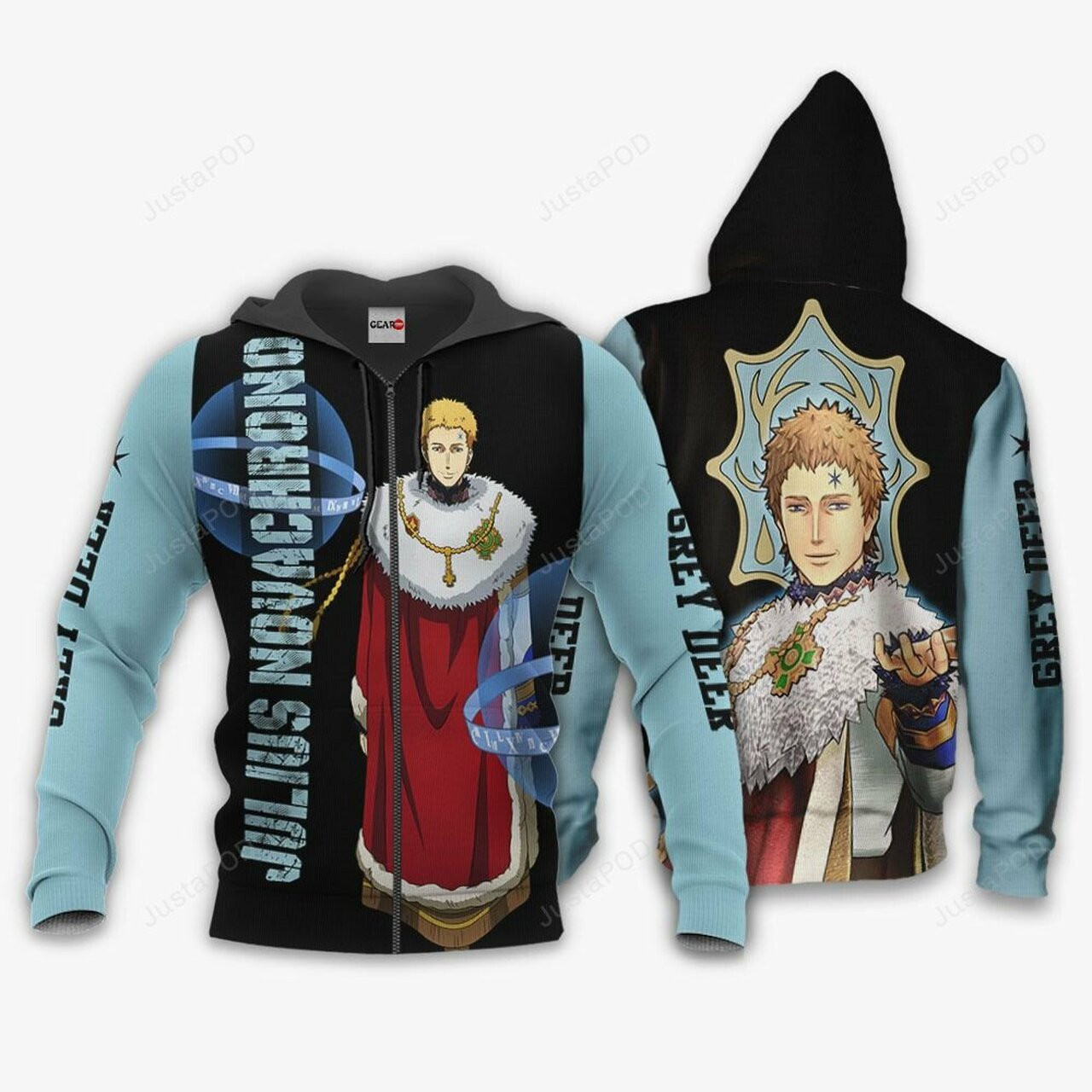 Julius Novachrono Black Clover Anime 3d All Over Print Hoodie