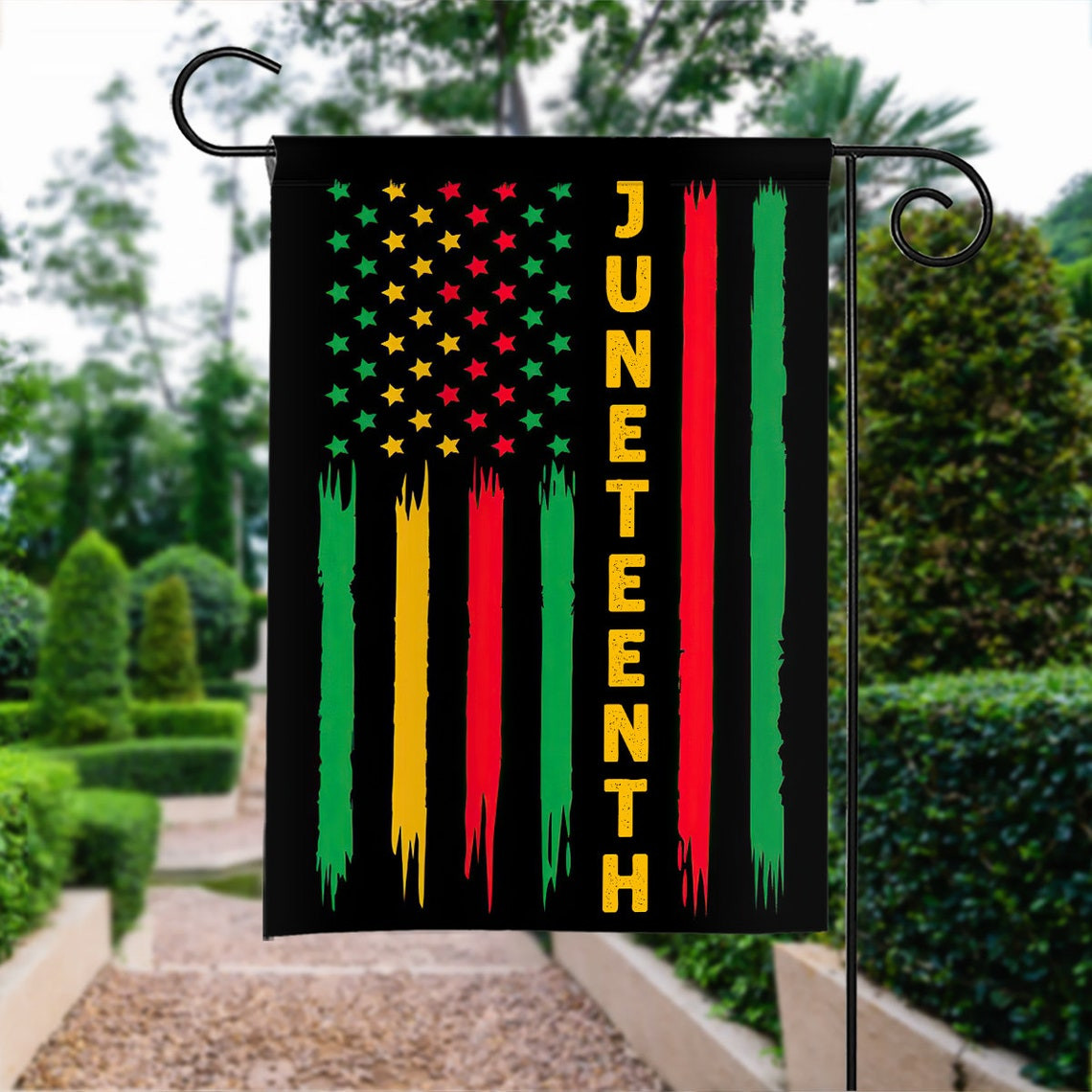 Juneteenth Double sided Flag Juneteenth 1865 Flag Freedom Since 1865 Flag Black History Freedom Flag Black Independence Day Flag