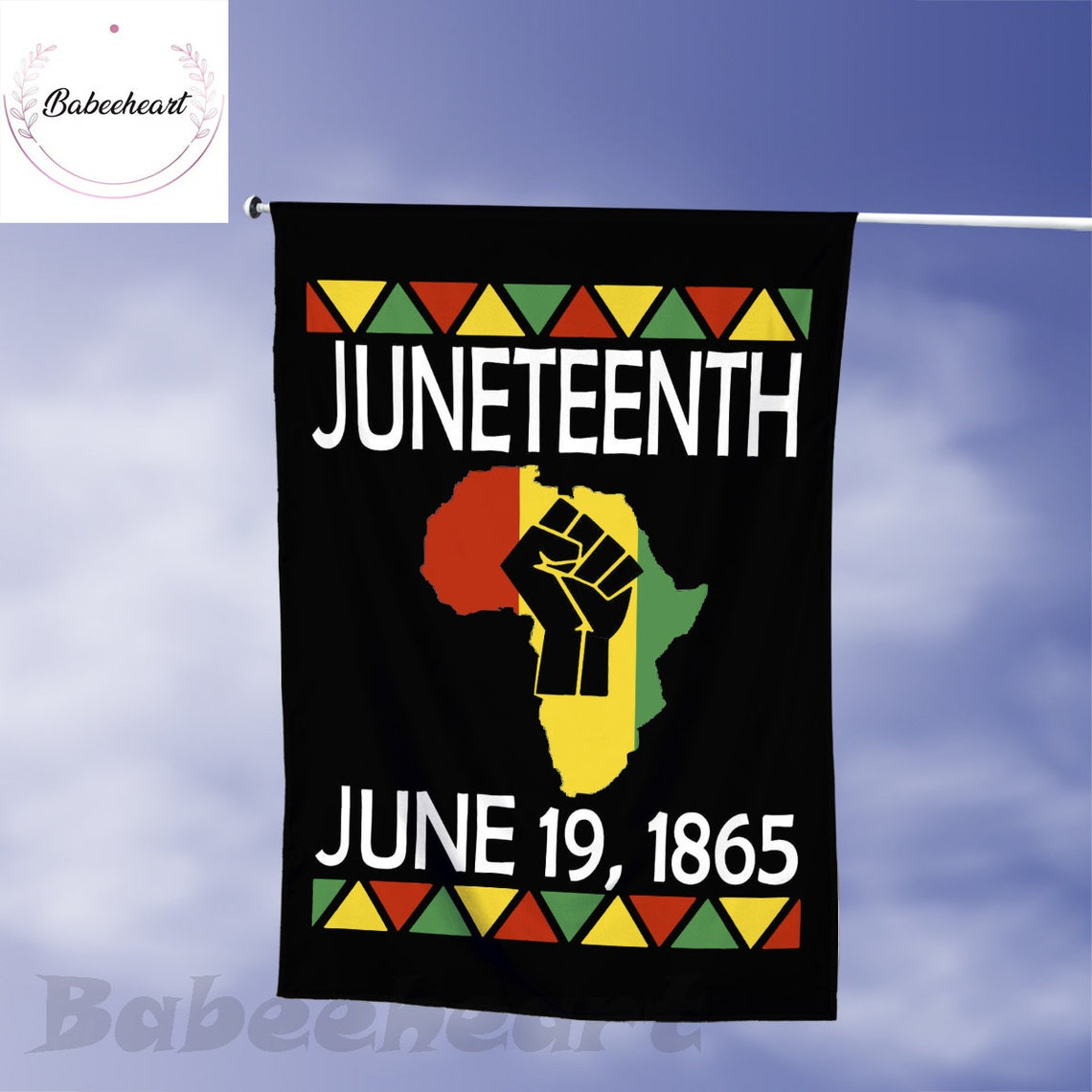 Juneteenth Flag Freedom Since 1865 Flag African American Freedom Flag Black History Freedom Day Flag Black Independence Day Flag