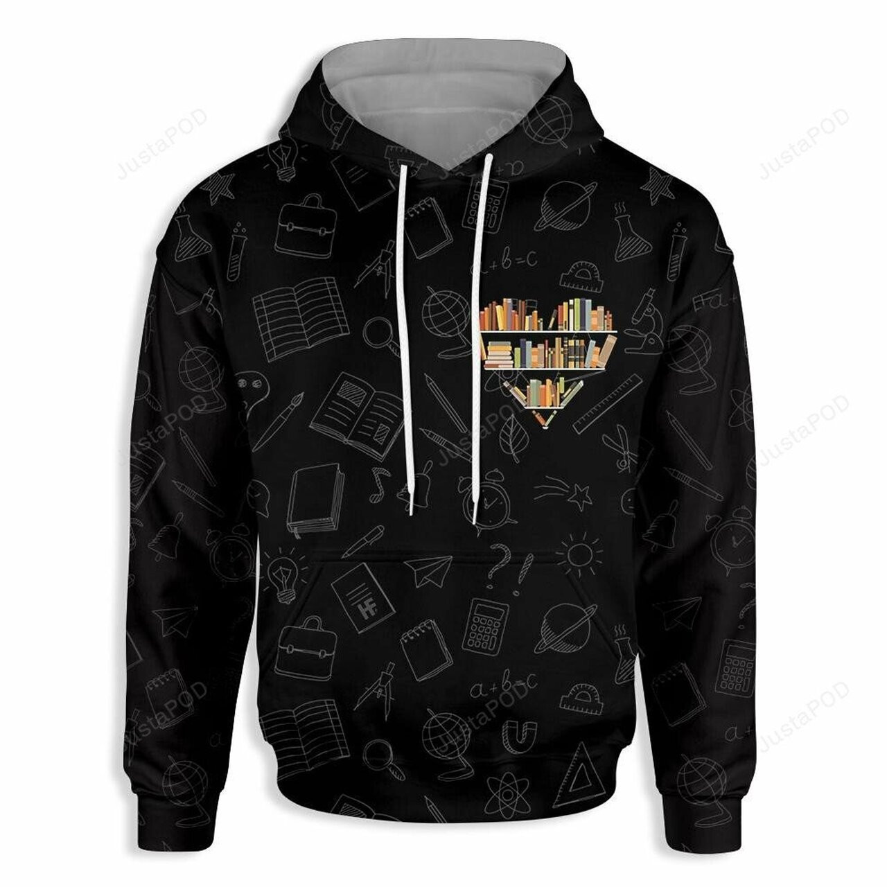 Just A Teacher Who Love Books 3d All Over Printed Hoodie