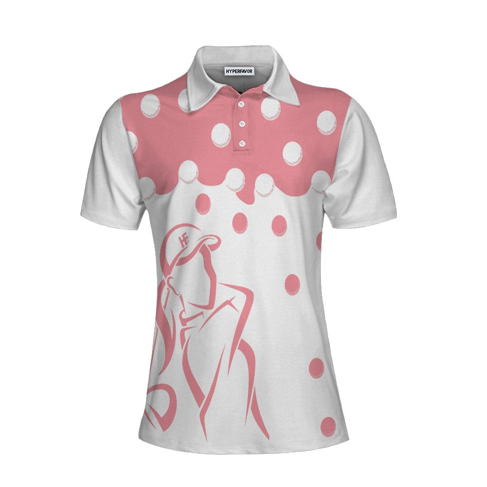 Just Call Me Pretty And Take Me Golfing Short Sleeve Women Polo Shirt Golf Shirt For Ladies