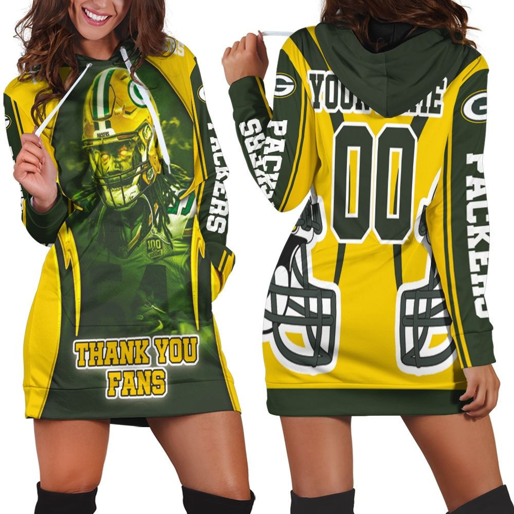 Kamal Martin 54 Green Bay Packers Nfc North Champions Super Bowl 2021 Personalized Hoodie Dress Sweater Dress Sweatshirt Dress