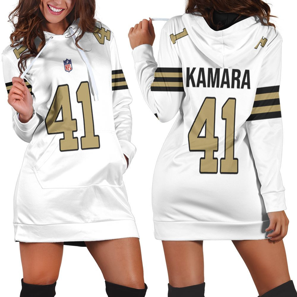 Kamara 41 New Orleans Saints Nfl 3d Hoodie Dress Sweater Dress Sweatshirt Dress