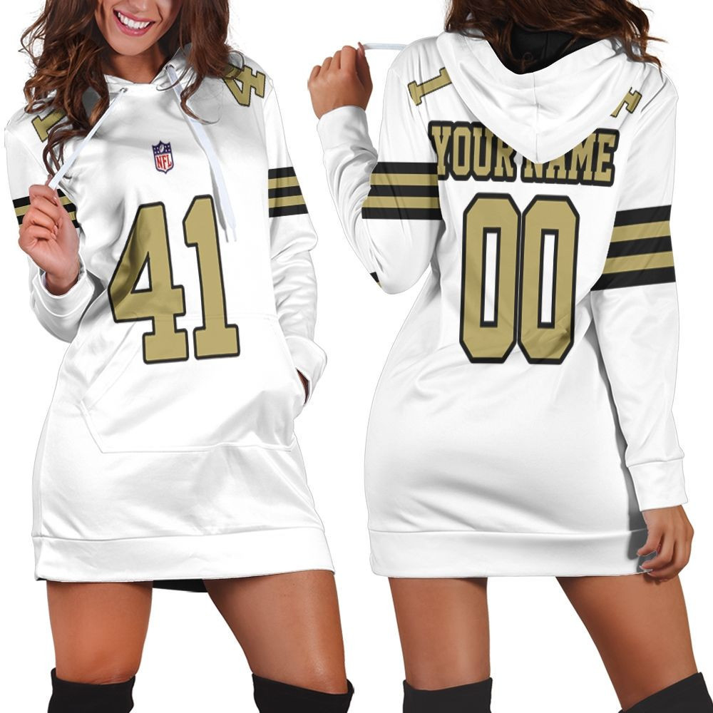 Kamara 41 New Orleans Saints Nfl 3d Hoodie Dress Sweater Dress Sweatshirt Dress