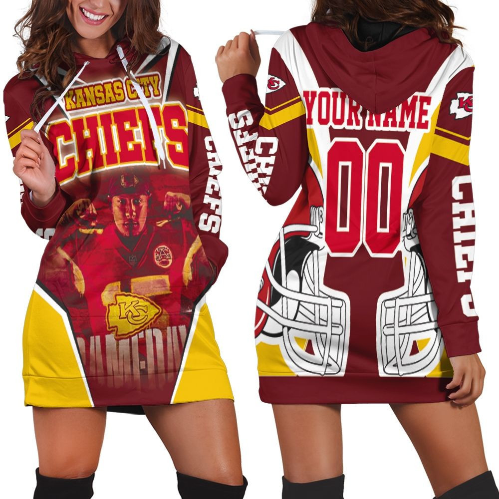 Kansas City Chiefs 2021 Nfl Champions Personalized Hoodie Dress Sweater Dress Sweatshirt Dress