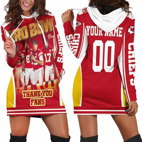 Kansas City Chiefs 2021 Super Bowl Afc West Division Pro Bowl Personalized Hoodie Dress Sweater Dress Sweatshirt Dress