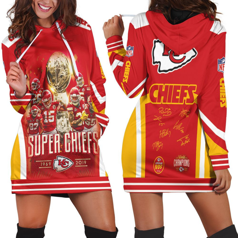 Kansas City Chiefs Afc West Champions Division Super Bowl 2021 Hoodie Dress Sweater Dress Sweatshirt Dress